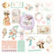 Prima Marketing Peach Tea By Frank Garcia Cardstock Ephemera 29 pack - Shapes, Tags, Words, Foiled Accents*