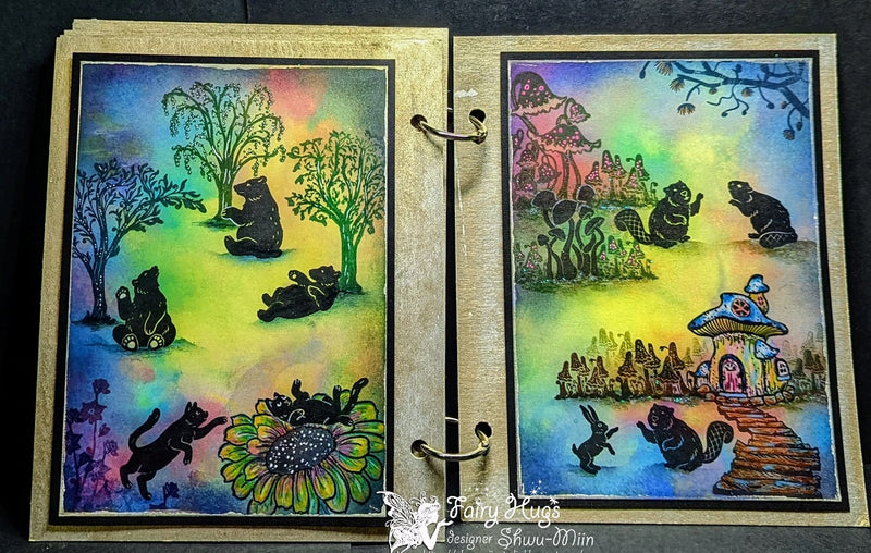 Fairy Hugs Clear Stamps - Mini Badgers