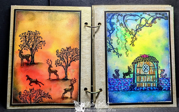 Fairy Hugs Clear Stamps - Acorn Door*