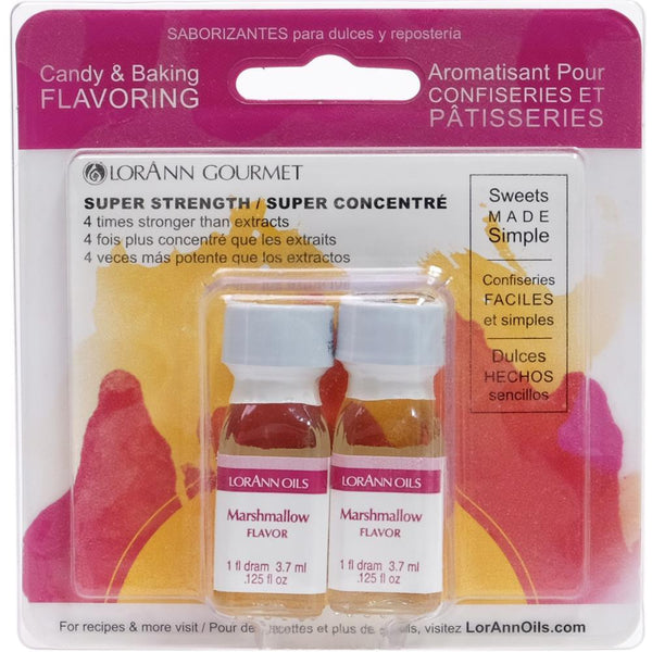 Lorann Oils - Candy & Baking Flavouring .125oz 2 pack - Marshmallow