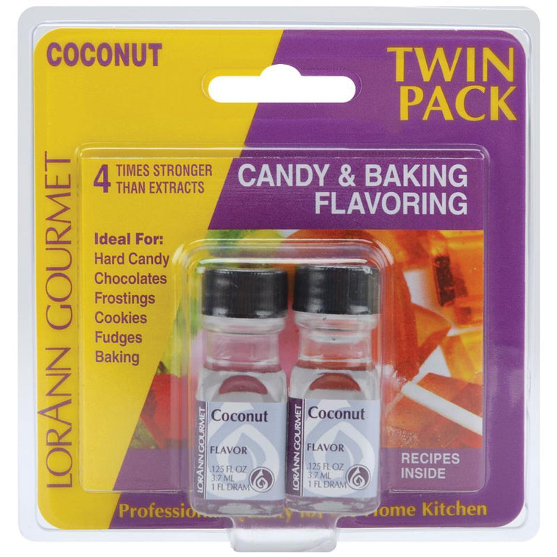 Lorann Oils - Candy & Baking Flavouring .125oz 2 pack - Coconut*