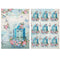 Little Birdie Decoupage Filament Paper A4 2 pack - Window Garden*