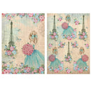 Little Birdie Decoupage Filament Paper A4 2 pack  - Paris Memories