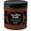 Speedball Flex Screen Printing Fabric Ink 8oz - Cocoa bean
