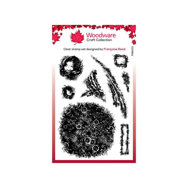 Woodware Clear Stamp Set 15.24cm x 20.32cm - Texture Palette*