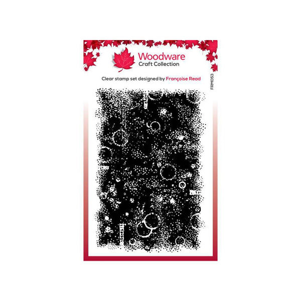 Woodware Clear Stamp Set 3"x 4" - Mini Texture Background