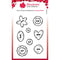 Woodware clear stamp 3"X4" Singles Buttons*