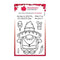 Woodware Clear Stamp Set 4"x 6" - Fiesta Time