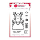 Woodware Clear Festive Stamps 4"x 6" - Rudolph