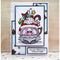 Woodware Clear Festive Stamps 4"x 6" - Santa Cup