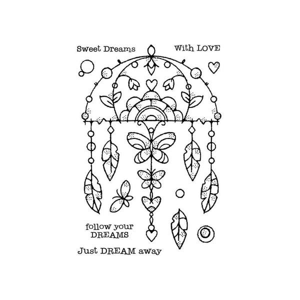 Woodware Clear Stamp Set 4"x 6" - Garden Dream Catcher*