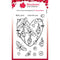 Woodware Clear Stamp 4"x 6" Singles - Butterfly Heart
