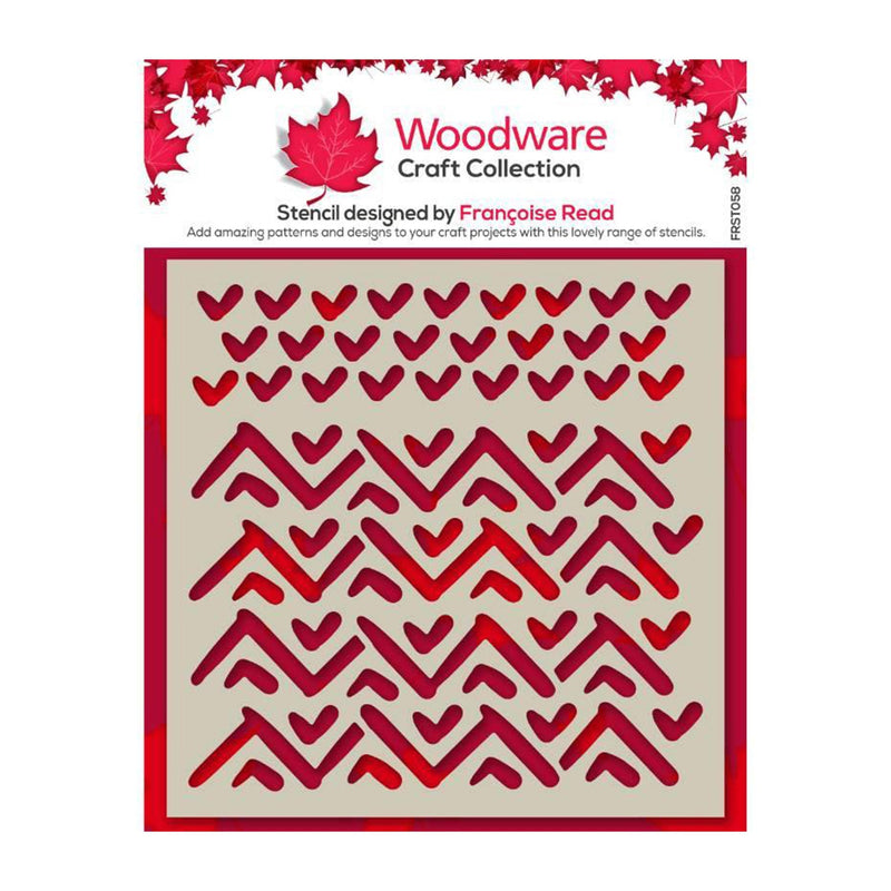 Woodware Stencil 6"x 6" - Tribal*