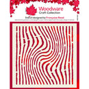 ^Woodware stencil 6"X6" Worn Lines^