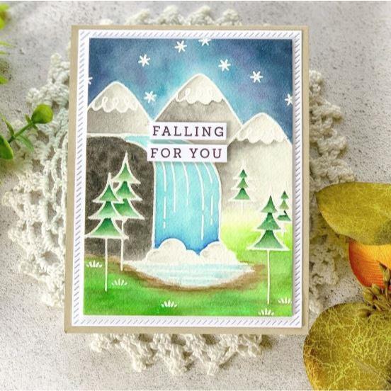 Pinkfresh Studio Clear Stamp Set 4 inchX6 inch - Falling For You*
