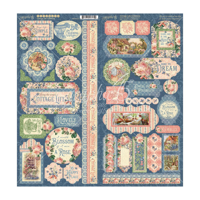 Graphic 45 - Cottage Life Collection - 12x12 Collection Pack