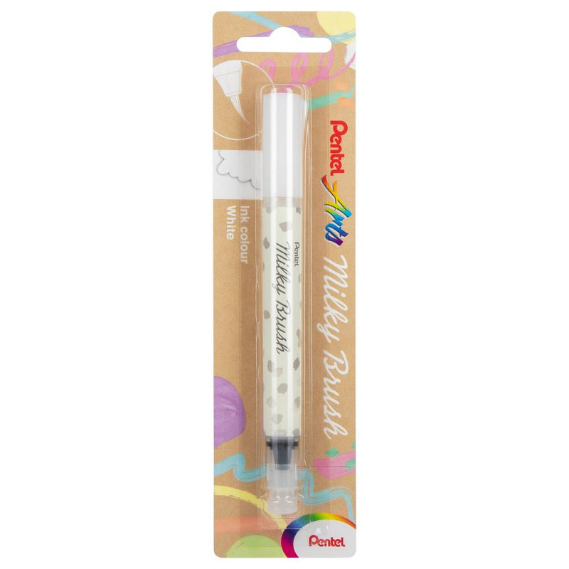 Pentel Arts Milky Brush Pen White