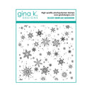 Gina K Designs Clear Background Stamp - Delicate Snowflake