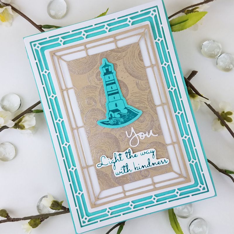 Spellbinders Glimmer Hot Foil Plate & Die By Becca Feeken - Shine Your Light*