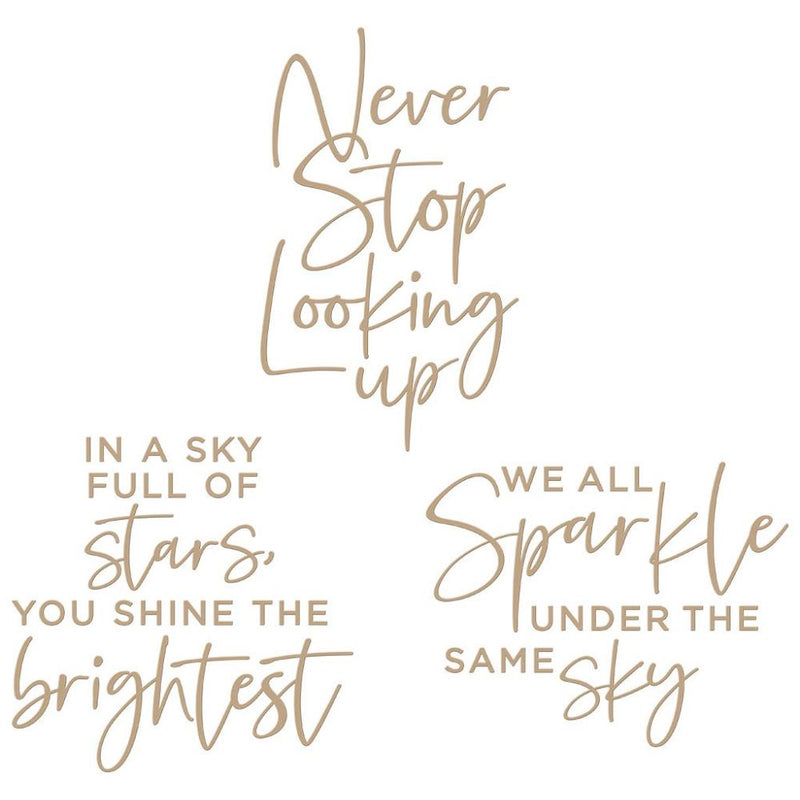 Spellbinders Glimmer Hot Foil Plate - Celestial Sentiments*