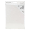 Craft Perfect Glitter Cardstock 8.5 inchX11 inch 5 pack - Sugar Crystal