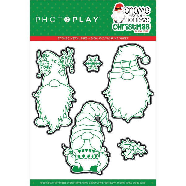 PhotoPlay Etched Die - Gnome For Christmas*
