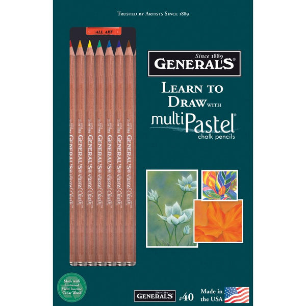 General Pencil - Learn To Draw With MultiPastel Pencils*