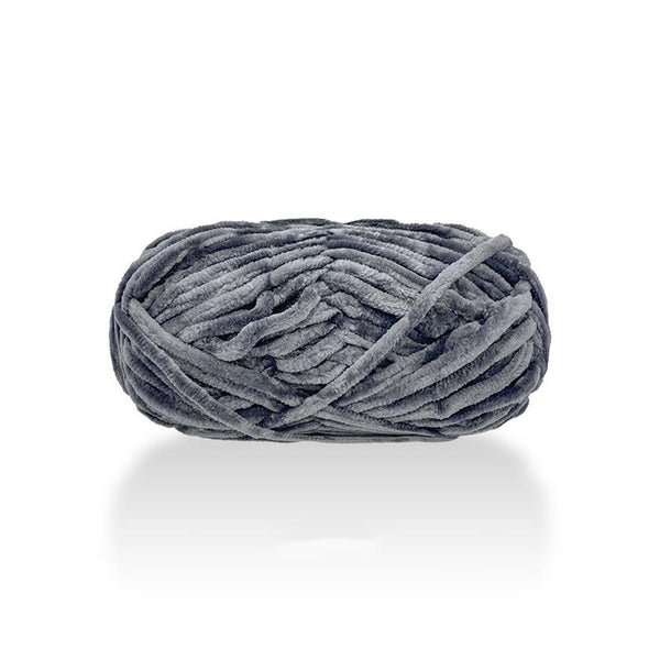 Poppy Crafts Smooth Like Velvet Yarn 100g - Grey