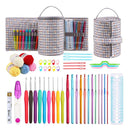 Universal Crafts Yarn & Crochet Kit - Grey Gingham*