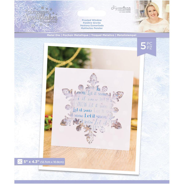 Crafter's Companion Glittering Snowflakes Die - Frosted Window*