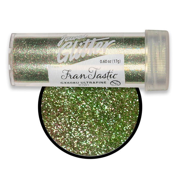Stampendous FranTastic Ultra Fine Glitter 0.6oz - Kiwi