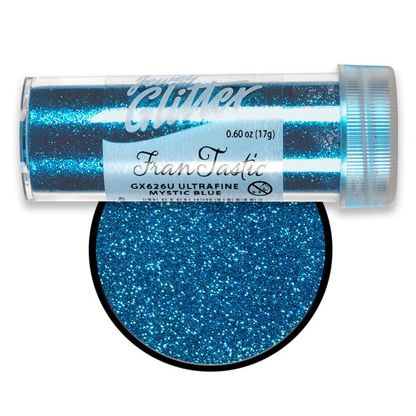 Stampendous FranTastic Ultra Fine Glitter 0.6oz - Mystic Blue