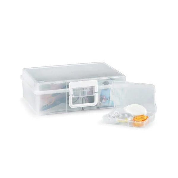 Universal Crafts Large Craft Storage Box - 4" x 6" Case 16pc - Clear*