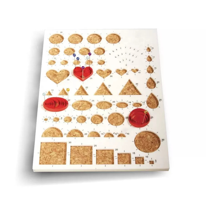 Universal Crafts Quilling Board - Assorted Shapes