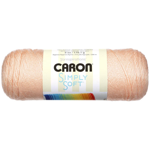 Caron Simply Soft Solids Yarn - Light Country Peach - 170g