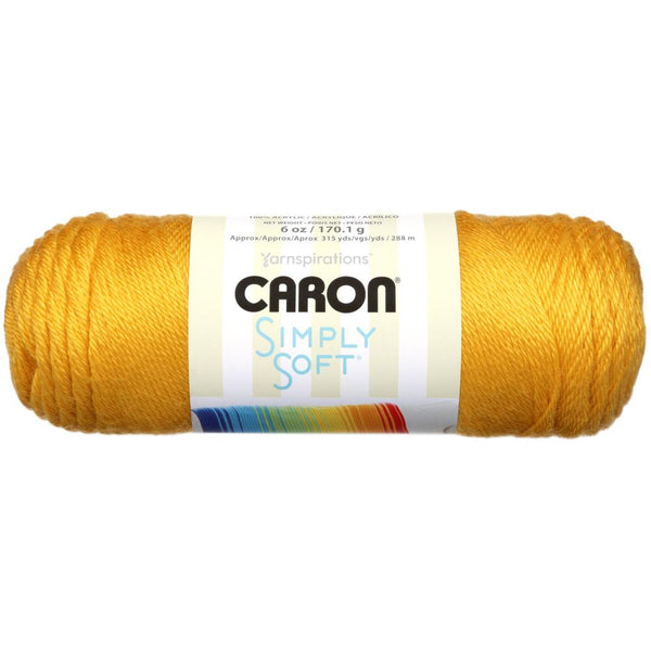 Caron Simply Soft Solids Yarn Gold - 170g