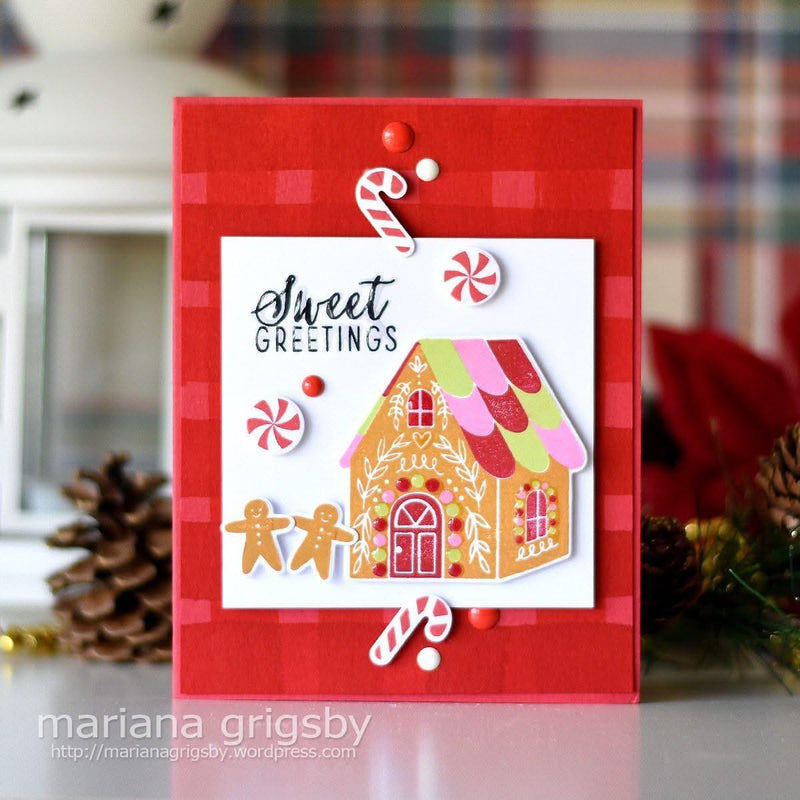 Hero Arts Colour Layering Clear Stamps 4in x 6in - Gingerbread House*