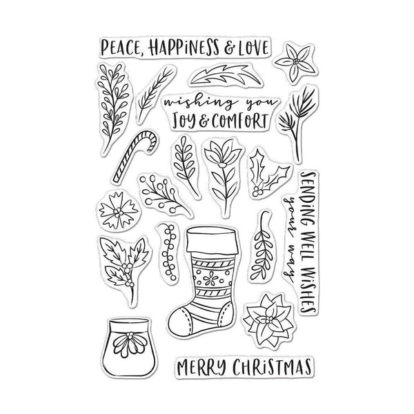 Hero Arts Clear Stamps 4in x 6in - Stocking Bouquet*
