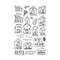 Hero Arts Clear Stamps 4in x 6in - Cozy Town*