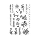 Hero Arts Clear Stamps 4"X6" - Graphic Reef*