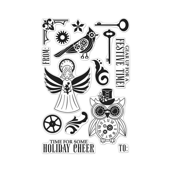 Hero Arts Clear Stamps 4"x 6" - Steampunk Holiday*