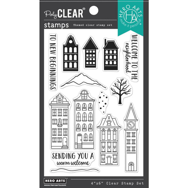 Hero Arts Clear Stamps 4"x 6" A Warm Welcome*
