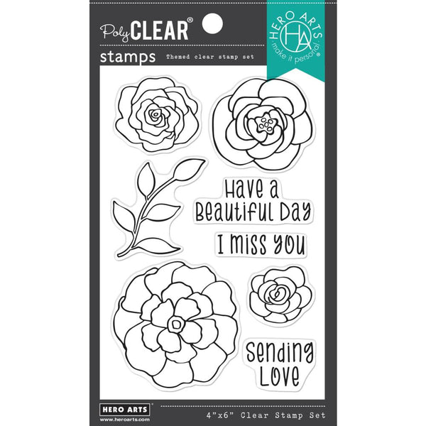 Hero Arts Clear Stamps 4"X6" Beautiful Day