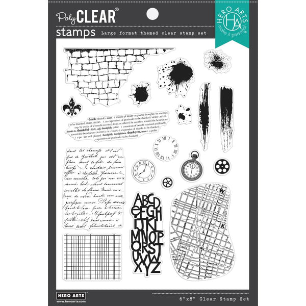 Hero Arts Clear Stamps 6"X8" Mixed Textures