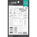 Hero Arts Clear Stamps 4"X6" Vintage Postmarks And Tickets