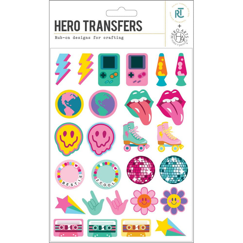 Hero Arts Hero Transfers HA + RT Notebook Icons