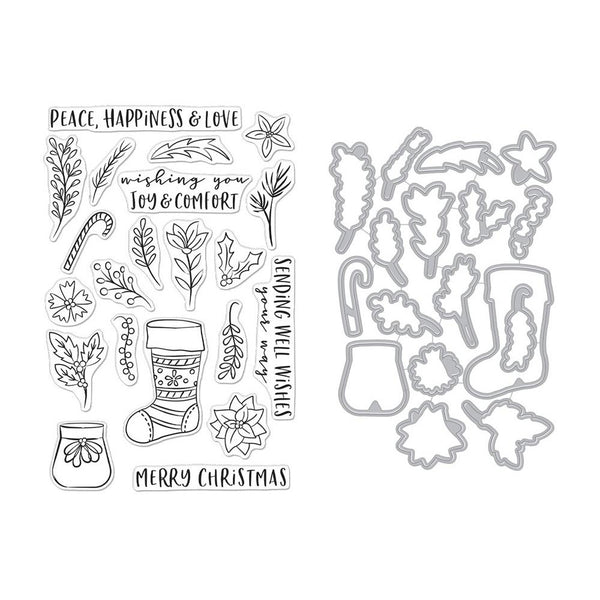 Hero Arts Clear Stamp & Die Combo - Stocking Bouquet*