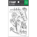 Hero Arts Clear Stamp & Die Combo Wild Flowers