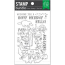 Hero Arts Clear Stamp & Die Combo Birthday Animals