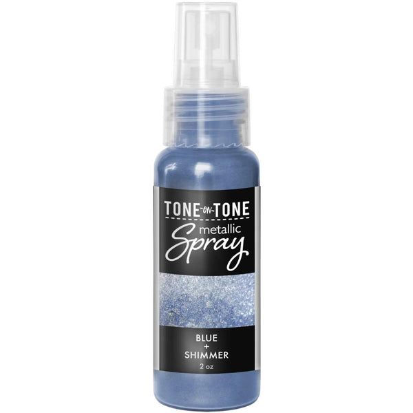 Hero Arts Two-Tone Metallic Spray 2oz Blue + Shimmer
